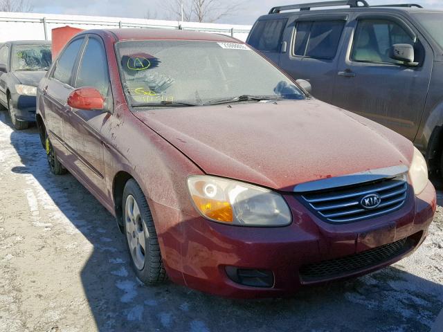 KNAFE121885566961 - 2008 KIA SPECTRA EX RED photo 1