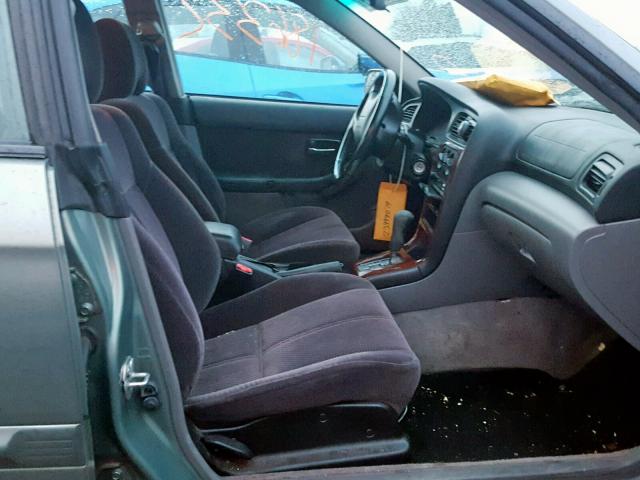 4S3BE625147208262 - 2004 SUBARU LEGACY L S GREEN photo 5