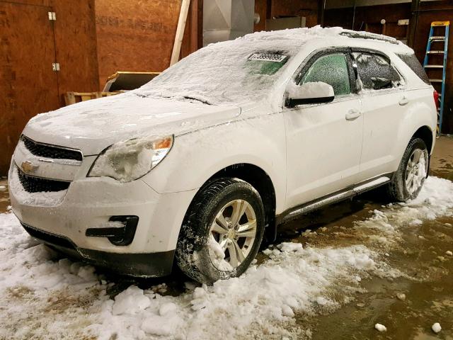 2CNFLEEC2B6386301 - 2011 CHEVROLET EQUINOX LT WHITE photo 2