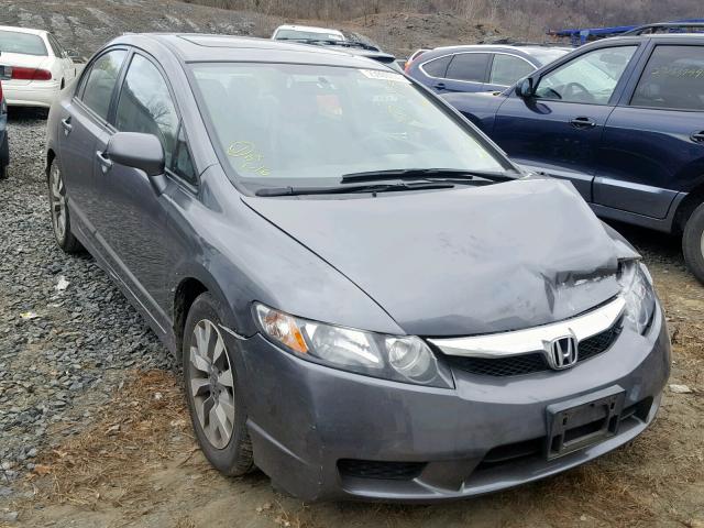 2HGFA16959H346980 - 2009 HONDA CIVIC EXL ნაცრისფერი ფოტო 1