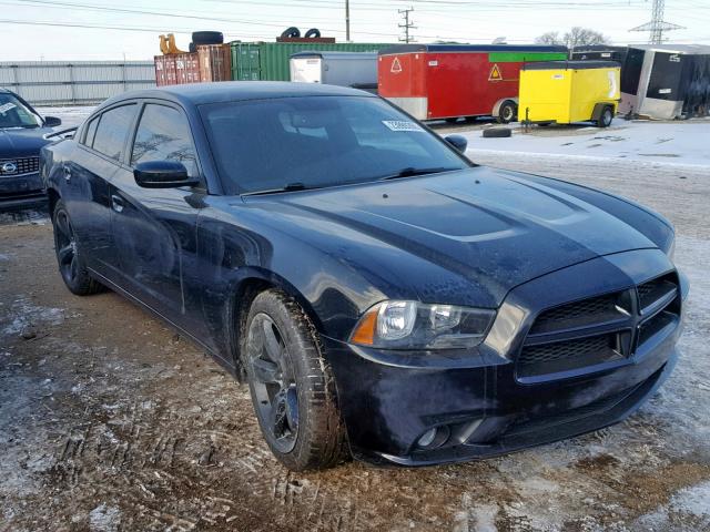 2C3CDXHG2CH149218 - 2012 DODGE CHARGER SX BLACK photo 1