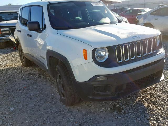 ZACCJBAB0JPH85122 - 2018 JEEP RENEGADE S თეთრი ფოტო 1