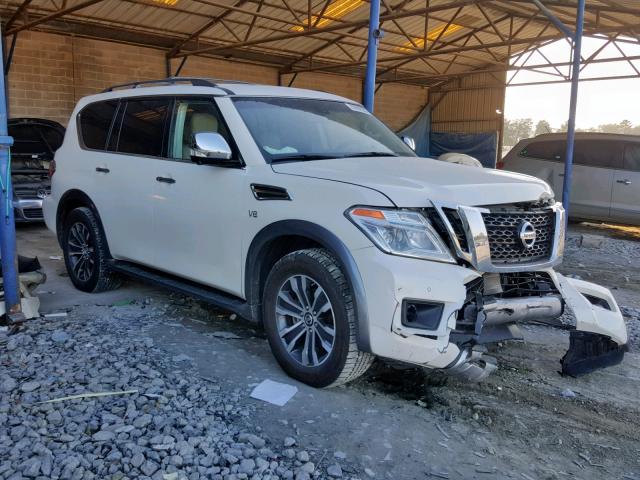 JN8AY2ND9H9005388 - 2017 NISSAN ARMADA SV WHITE photo 1