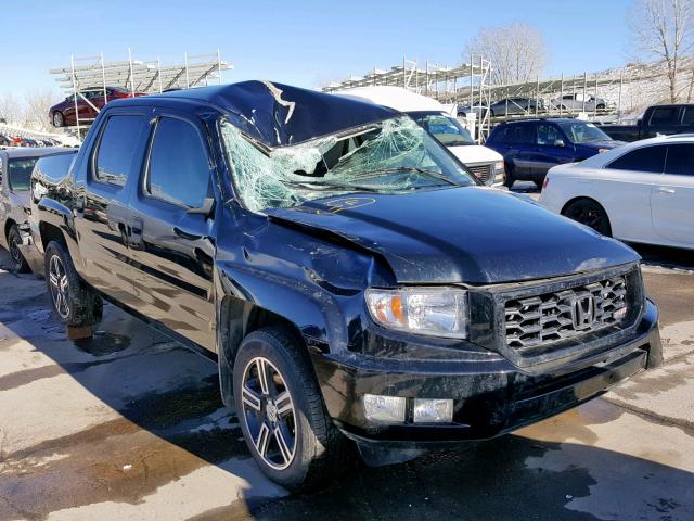 5FPYK1F76EB003492 - 2014 HONDA RIDGELINE BLACK photo 1