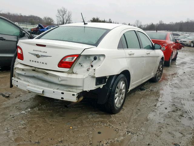 1C3CC4FB7AN180820 - 2010 CHRYSLER SEBRING TO WHITE photo 4