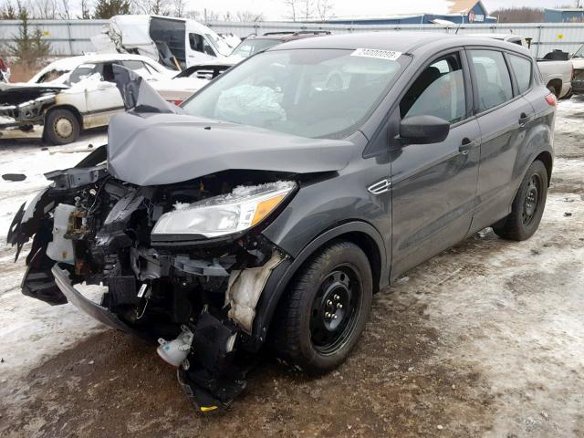 1FMCU0F72GUB22900 - 2016 FORD ESCAPE S GRAY photo 2