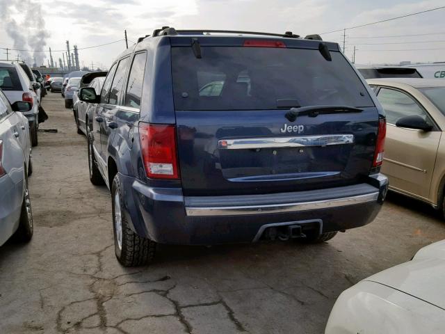 1J8HR68218C216444 - 2008 JEEP GRAND CHER BLUE photo 3