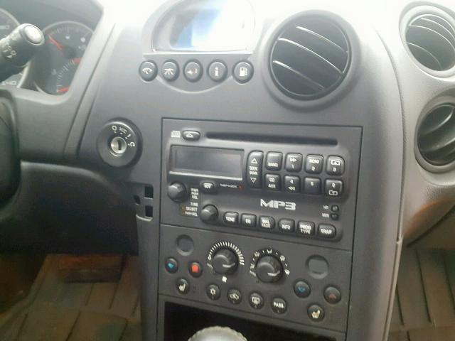 2G2WS522951194558 - 2005 PONTIAC GRAND PRIX SILVER photo 9