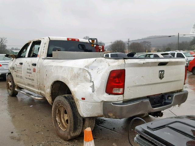 3D73Y4CL3AG168091 - 2010 DODGE RAM 3500 WHITE photo 3