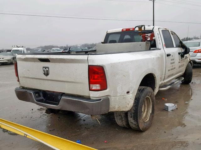 3D73Y4CL3AG168091 - 2010 DODGE RAM 3500 WHITE photo 4