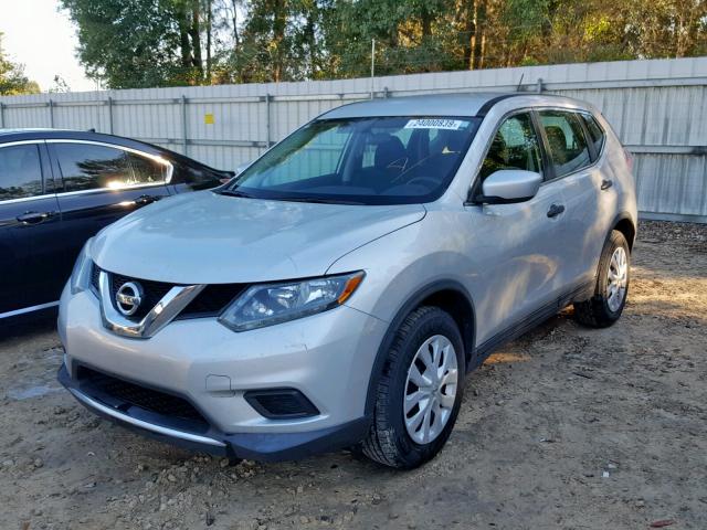 5N1AT2MTXGC786485 - 2016 NISSAN ROGUE S SILVER photo 2