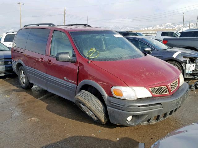 1GMDV23E45D146192 - 2005 PONTIAC MONTANA RED photo 1