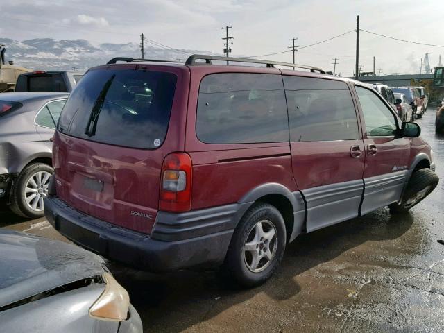 1GMDV23E45D146192 - 2005 PONTIAC MONTANA RED photo 4