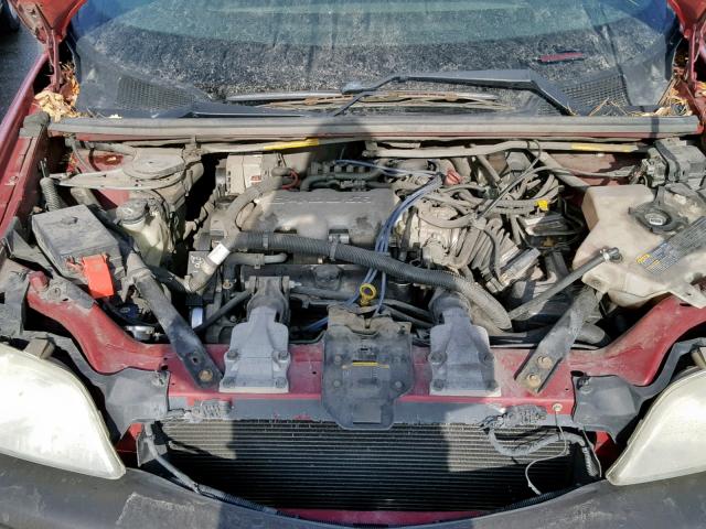 1GMDV23E45D146192 - 2005 PONTIAC MONTANA RED photo 7