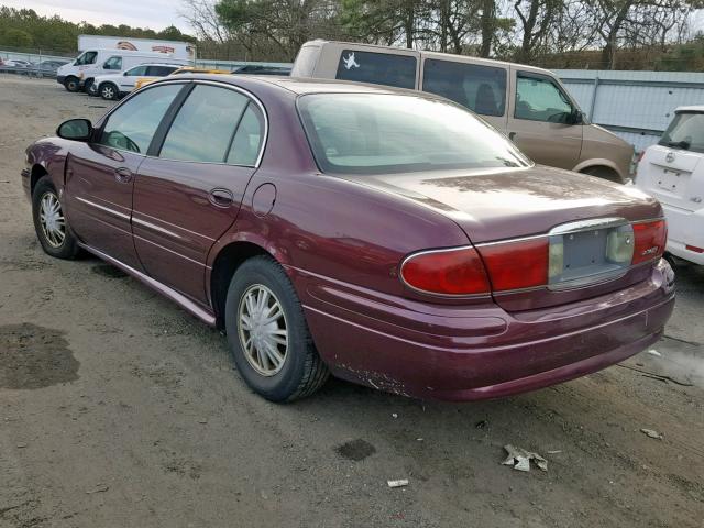 1G4HP54K434131481 - 2003 BUICK LESABRE CU MAROON photo 3