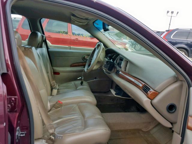 1G4HP54K434131481 - 2003 BUICK LESABRE CU MAROON photo 5