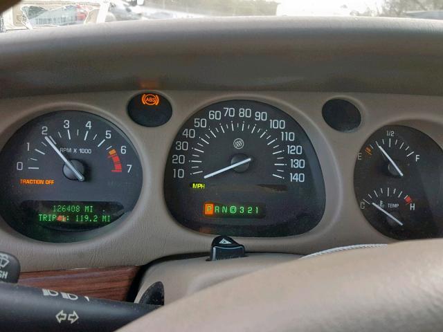 1G4HP54K434131481 - 2003 BUICK LESABRE CU MAROON photo 8