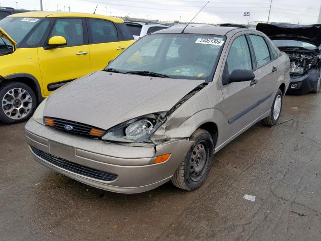 1FAFP33P34W149835 - 2004 FORD FOCUS LX GOLD photo 2