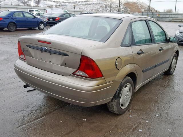 1FAFP33P34W149835 - 2004 FORD FOCUS LX GOLD photo 4