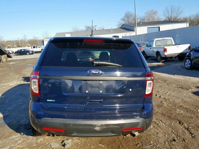 1FM5K8AR8EGC38295 - 2014 FORD EXPLORER P BLUE photo 10