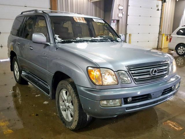 JTJHT00W733528942 - 2003 LEXUS LX 470 CHARCOAL photo 1