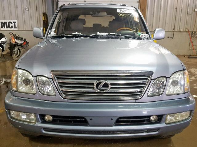 JTJHT00W733528942 - 2003 LEXUS LX 470 CHARCOAL photo 7