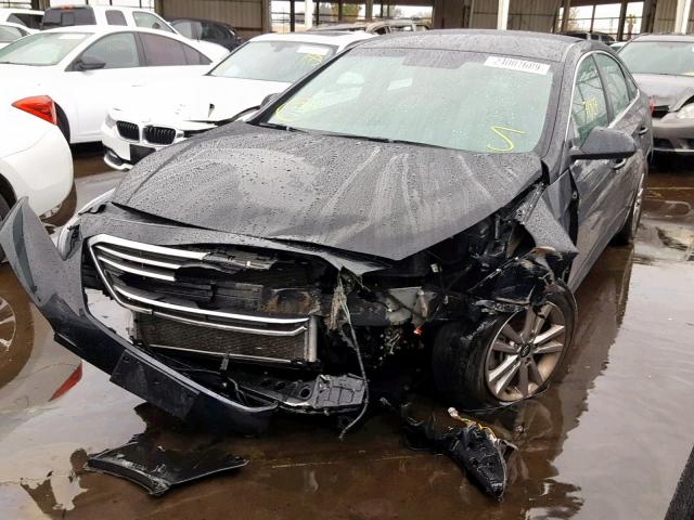 5NPE24AF9GH357328 - 2016 HYUNDAI SONATA SE შავი ფოტო 2