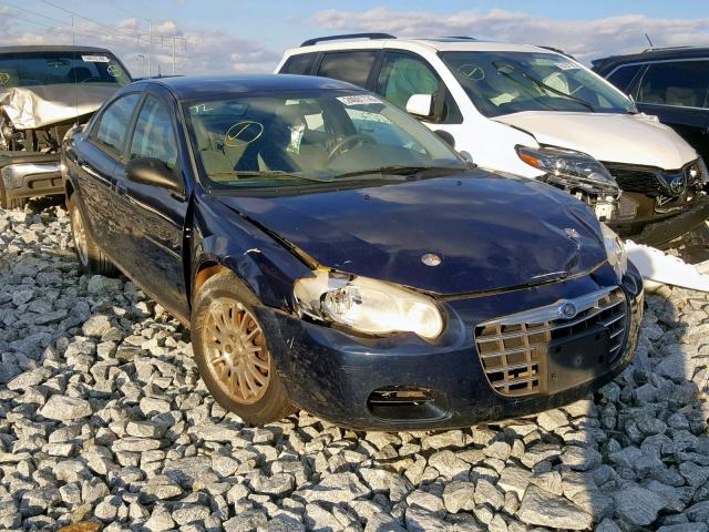 1C3EL46X45N555640 - 2005 CHRYSLER SEBRING BLUE photo 1