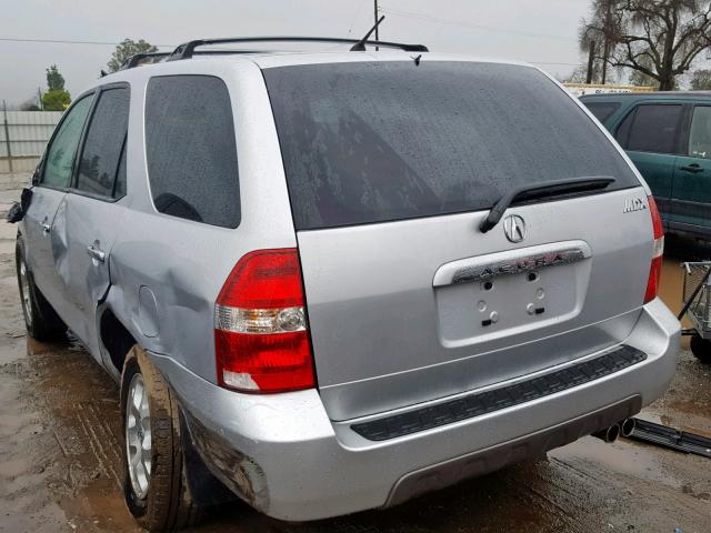 2HNYD18632H547603 - 2002 ACURA MDX TOURIN SILVER photo 3