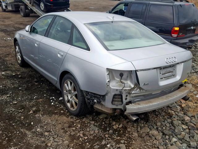 WAUDG74F65N057699 - 2005 AUDI A6 3.2 QUA SILVER photo 3