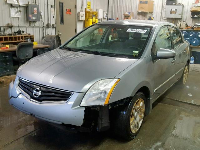 3N1AB6AP4AL657923 - 2010 NISSAN SENTRA 2.0 SILVER photo 2