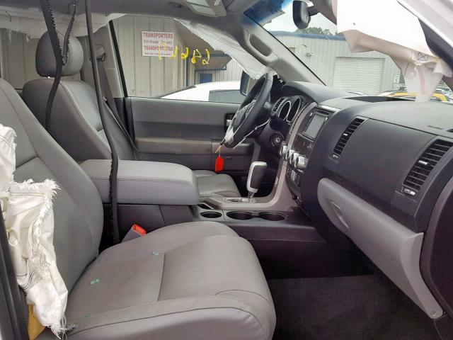 5TDKY5G16GS064399 - 2016 TOYOTA SEQUOIA LI WHITE photo 5