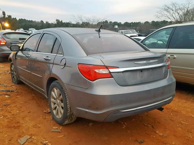 1C3CCBBB5CN248271 - 2012 CHRYSLER 200 TOURIN GRAY photo 3