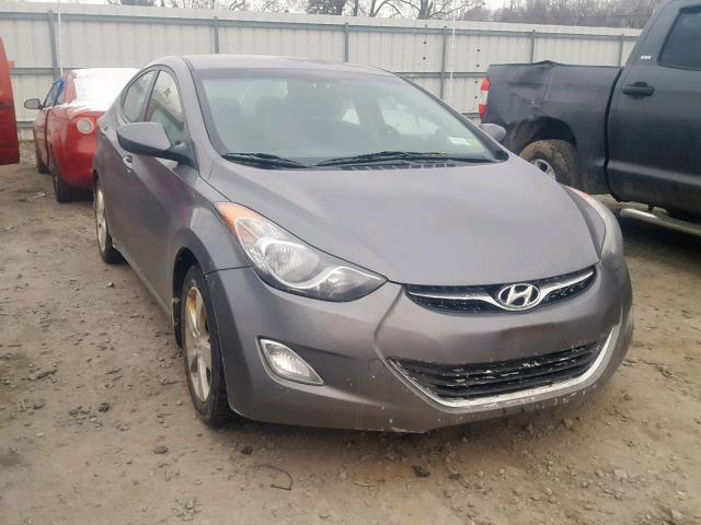 5NPDH4AE3DH200293 - 2013 HYUNDAI ELANTRA GL GRAY photo 1