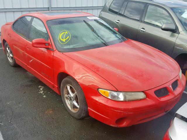 1G2WP52K62F168389 - 2002 PONTIAC GRAND PRIX RED photo 1