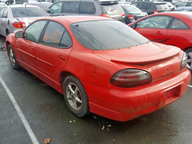 1G2WP52K62F168389 - 2002 PONTIAC GRAND PRIX RED photo 3