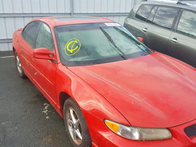 1G2WP52K62F168389 - 2002 PONTIAC GRAND PRIX RED photo 9