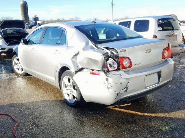1G1ZB5E18BF221645 - 2011 CHEVROLET MALIBU LS SILVER photo 3
