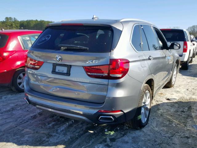 5UXKR2C50J0X09223 - 2018 BMW X5 SDRIVE3 ნაცრისფერი ფოტო 4