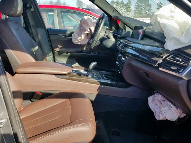 5UXKR2C50J0X09223 - 2018 BMW X5 SDRIVE3 ნაცრისფერი ფოტო 5