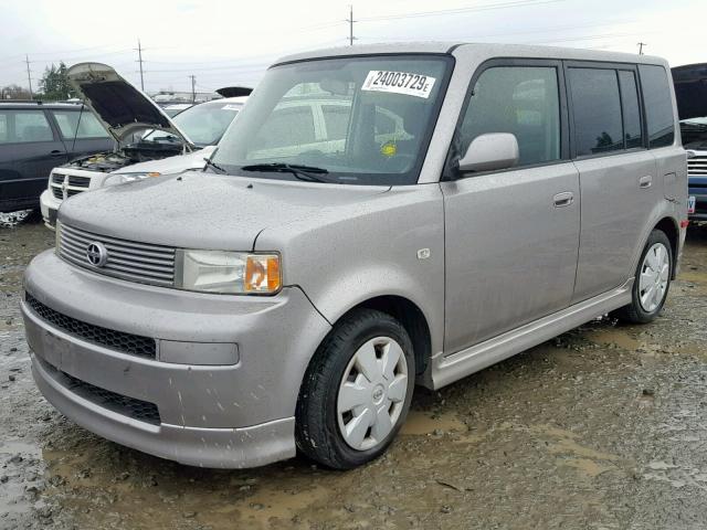 JTLKT334554028350 - 2005 TOYOTA SCION XB Күміс фото 2