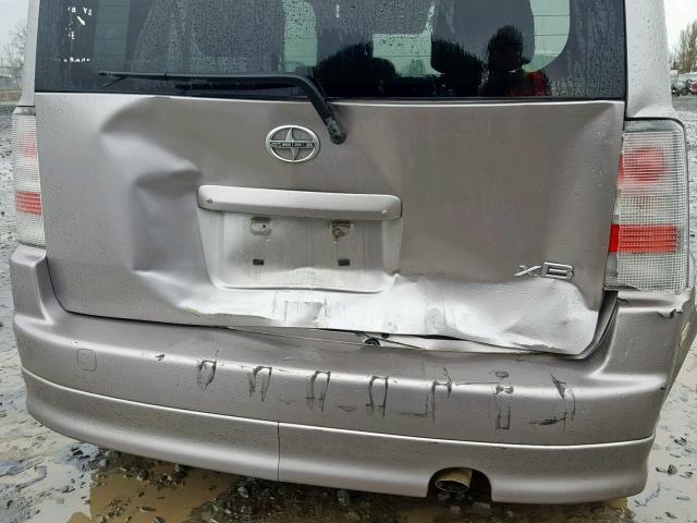 JTLKT334554028350 - 2005 TOYOTA SCION XB Күміс фото 9