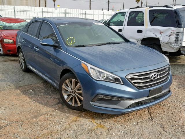 5NPE34AF6HH442867 - 2017 HYUNDAI SONATA SPO TEAL photo 1