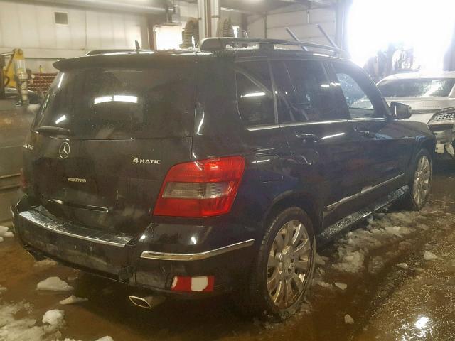 WDCGG8HB6AF396460 - 2010 MERCEDES-BENZ GLK 350 4M BLACK photo 4