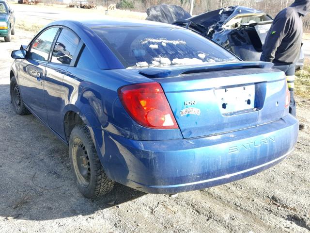 1G8AN12F85Z179219 - 2005 SATURN ION LEVEL BLUE photo 3