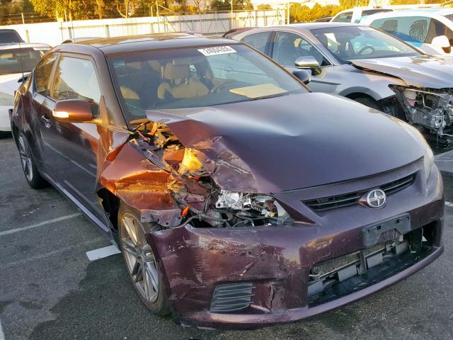 JTKJF5C74B3012140 - 2011 TOYOTA SCION TC 勃艮第红 照片 1