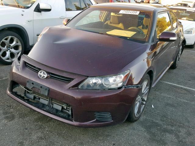 JTKJF5C74B3012140 - 2011 TOYOTA SCION TC 勃艮第红 照片 2