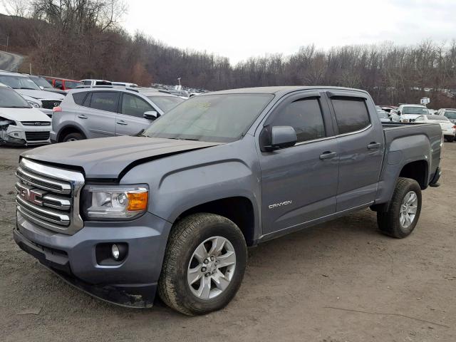 1GTG5CEN6J1134013 - 2018 GMC CANYON SLE GRAY photo 2