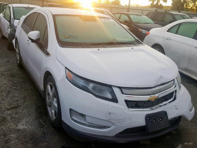 1G1RE6E41EU159853 - 2014 CHEVROLET VOLT WHITE photo 1