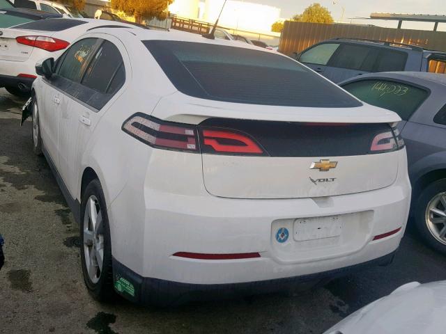 1G1RE6E41EU159853 - 2014 CHEVROLET VOLT WHITE photo 3